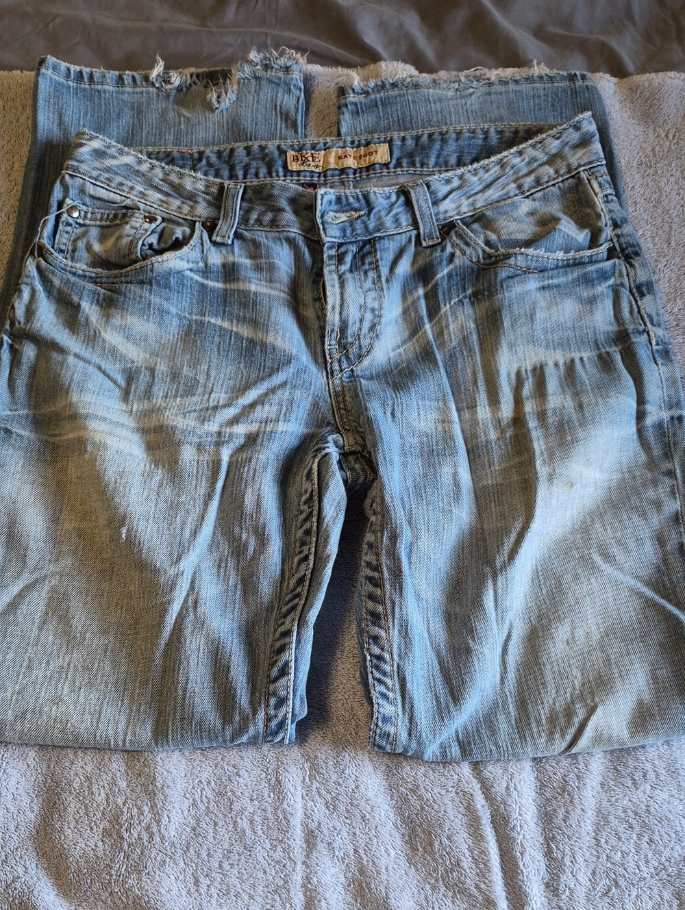 BKE Light Blue Boot Cut Jeans